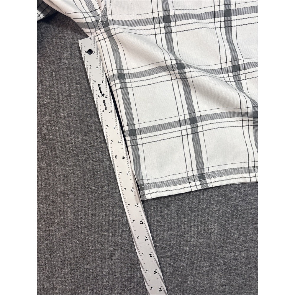 Mens Quicksilver Shorts Size 38 White & Grey Plaid Y2K Surf Skate - Picture 6 of 11